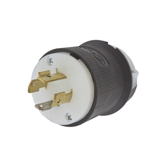Clavija con Bloqueo de Media Vuelta Industrial 20 A 125/250 V CA / 3 P