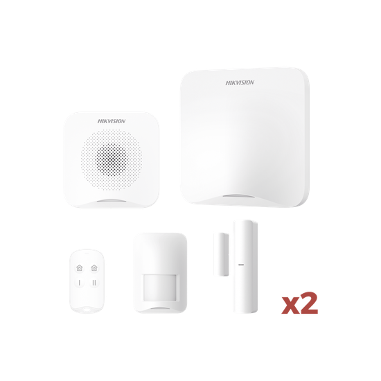 Kit de Alarma Inalámbrica / 16 Zonas / Wi-Fi y GSM 3G/4G / Alcance 1,2