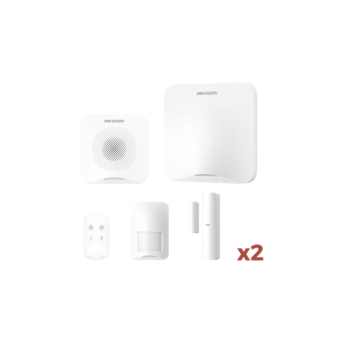 Kit de Alarma Inalámbrica / 16 Zonas / Wi-Fi y GSM 3G/4G / Alcance 1,2