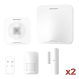 Kit de Alarma Inalámbrica / 16 Zonas / Wi-Fi y GSM 3G/4G / Alcance 1,2