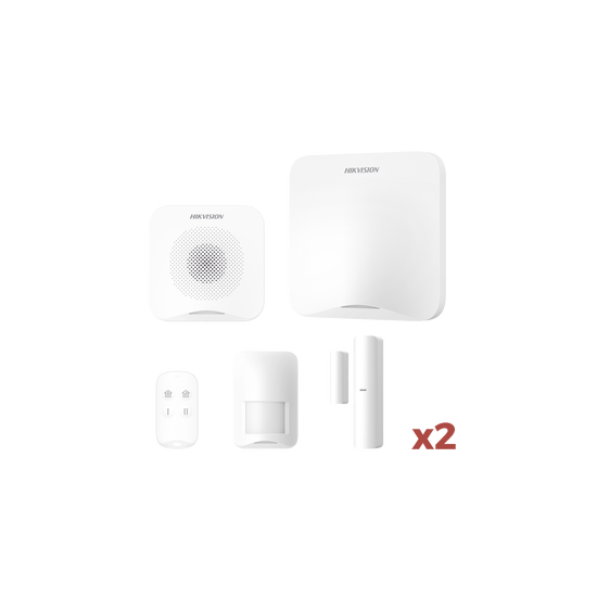 Kit de Alarma Inalámbrica / 16 Zonas / Wi-Fi y GSM 3G/4G / Alcance 1,2