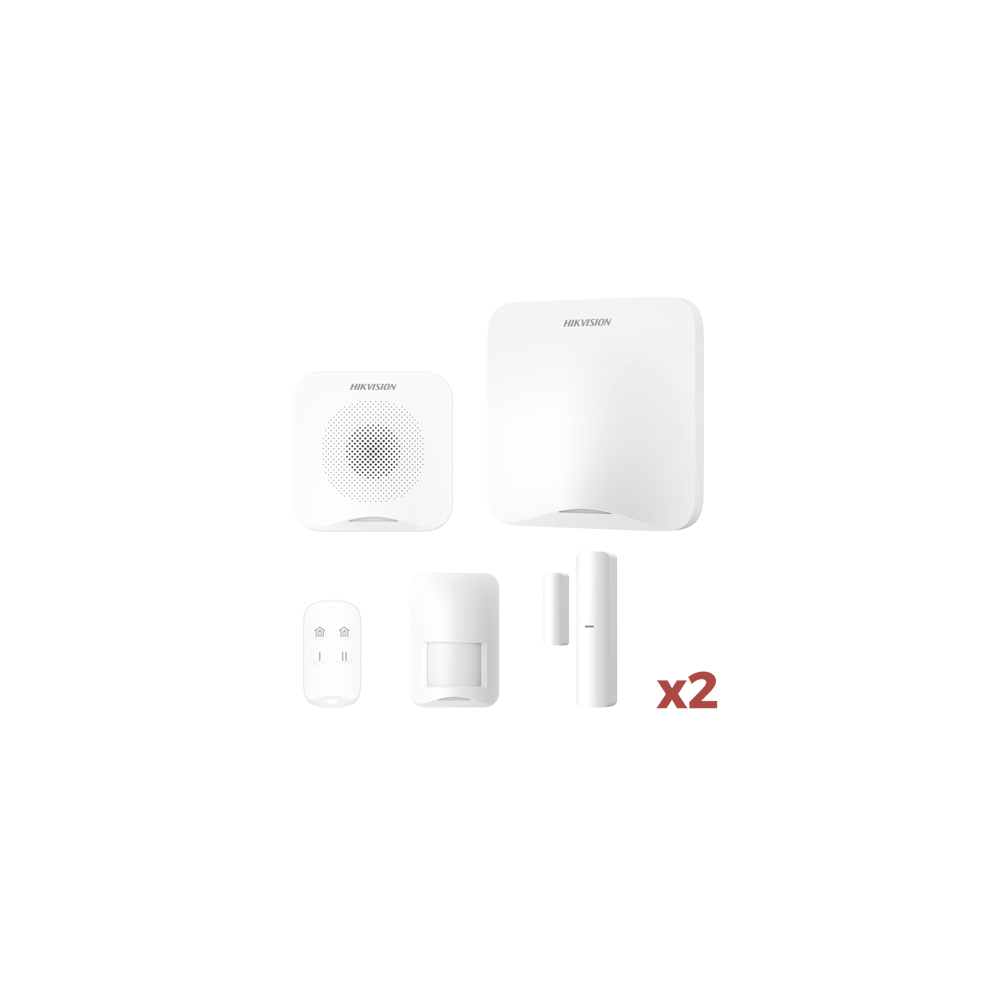 Kit de Alarma Inalámbrica / 16 Zonas / Wi-Fi y GSM 3G/4G / Alcance 1,2