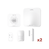Kit de Alarma Inalámbrica / 16 Zonas / Wi-Fi y GSM 3G/4G / Alcance 1,2