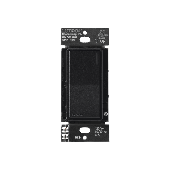 (RadioRa3) Apagador On/Off sunnata color negro satin, 8A de iluminació
