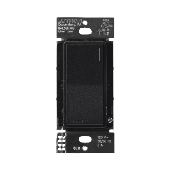 (RadioRa3) Apagador On/Off sunnata color negro satin, 8A de iluminació