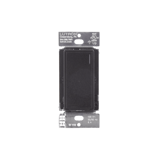 (RadioRa3) Apagador On/Off sunnata color negro satin, 8A de iluminació