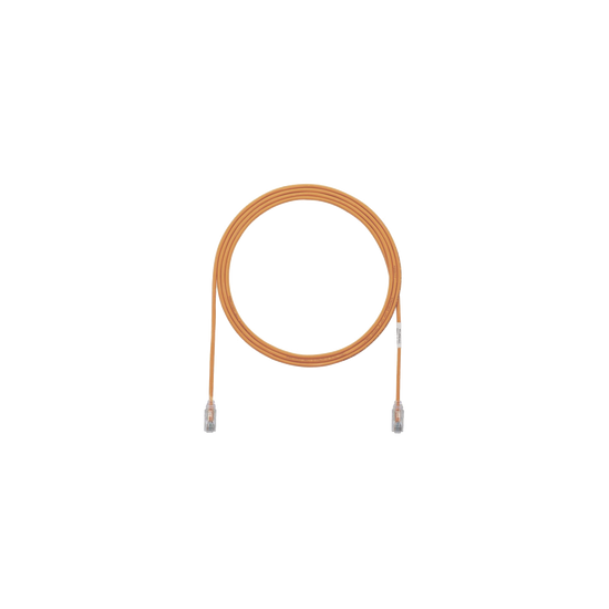 Cable de Parcheo TX6, UTP Cat6, Diámetro Reducido (28AWG), Color Naran