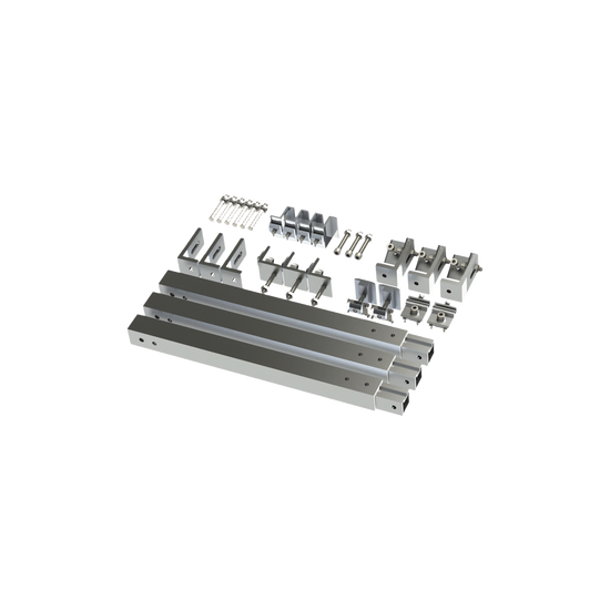 Soporte ajustable 455mm aluminio anodizado