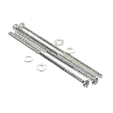 Kit de 4 tornillos para fijación de interruptores termomagnéticos ED