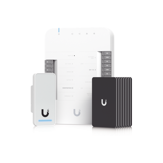 UniFi Access Kit de Inicio Gen 2, Incluye Hub para conexiones, lector