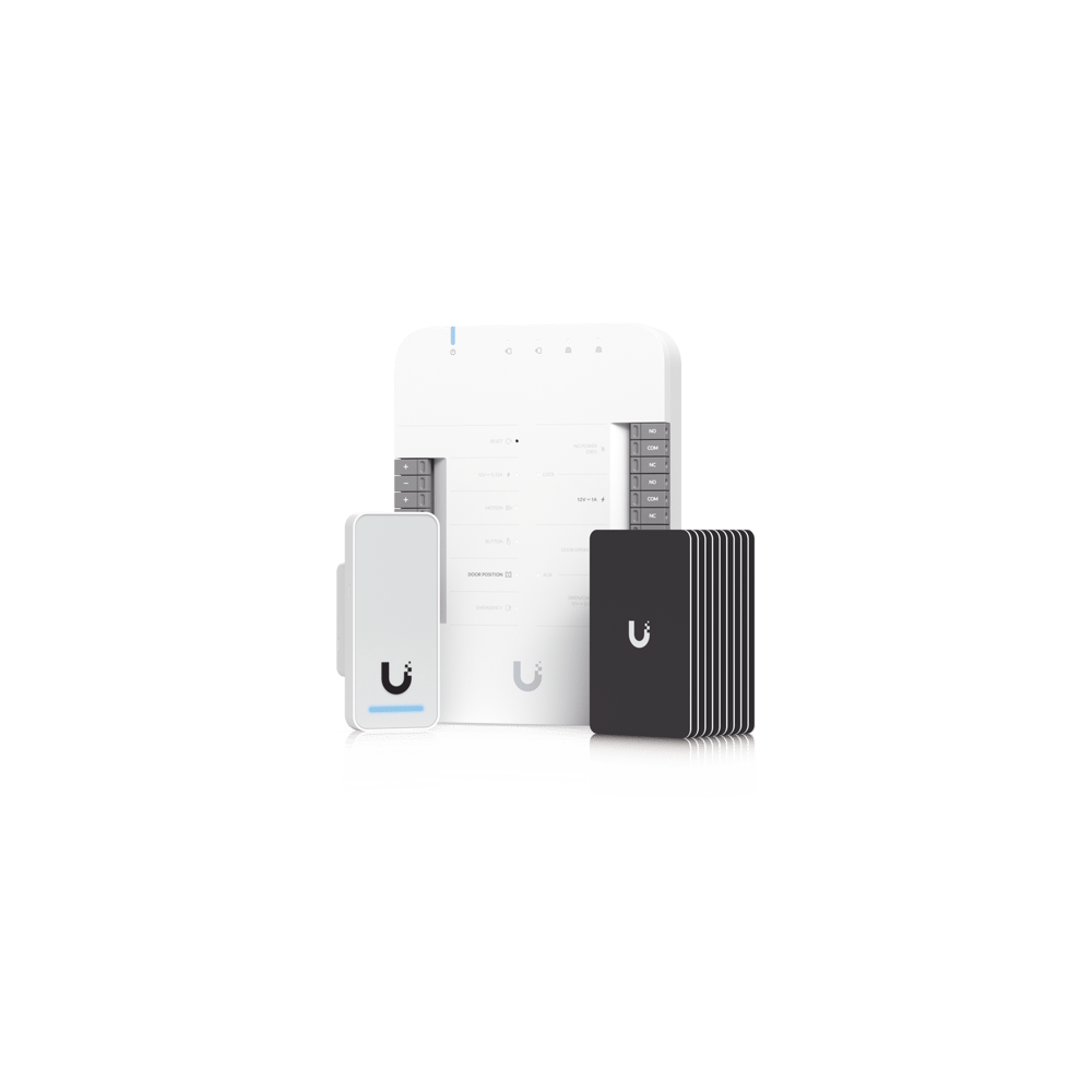 UniFi Access Kit de Inicio Gen 2, Incluye Hub para conexiones, lector