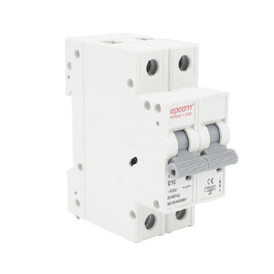 Protección Térmica/ Interruptor 2P, 10 A, Corriente Alterna 400 Vca pa