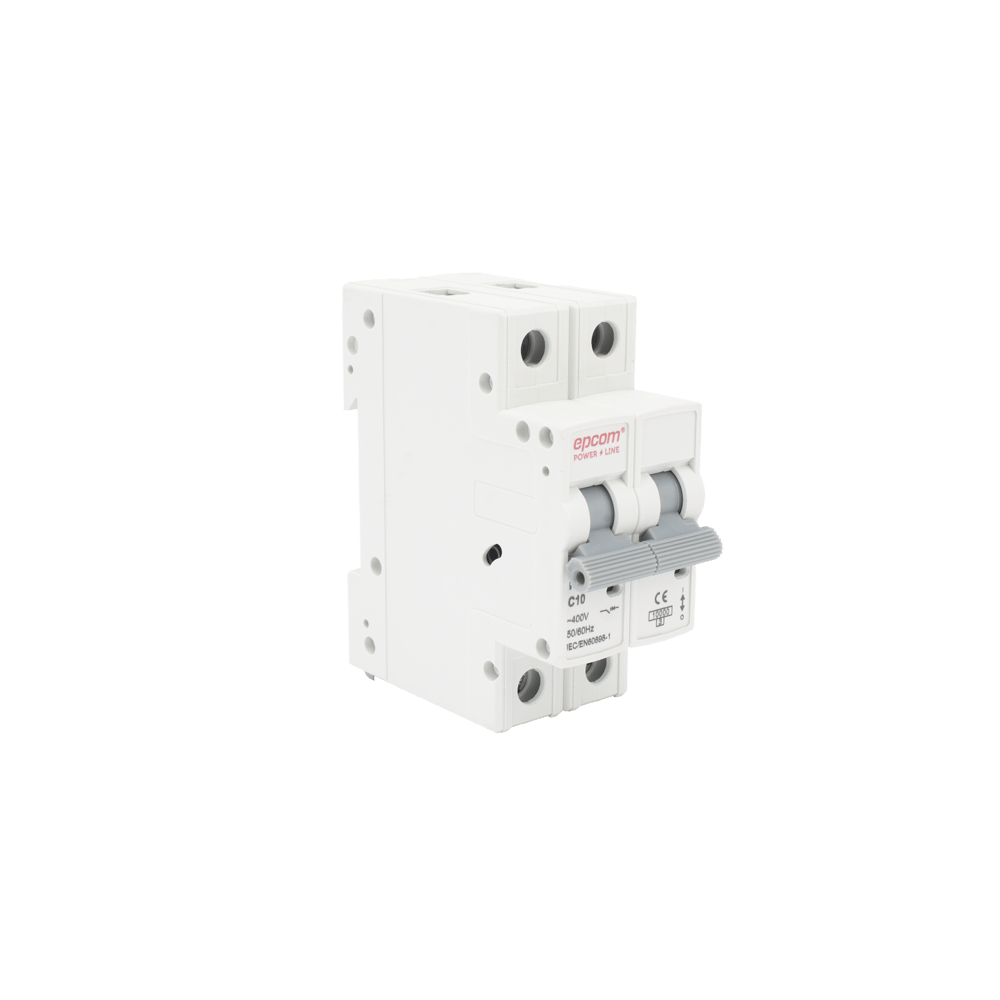 Protección Térmica/ Interruptor 2P, 10 A, Corriente Alterna 400 Vca pa