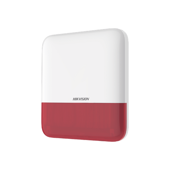 (AX PRO) Sirena Inalámbrica con Estrobo Rojo para Exterior IP65 / 110