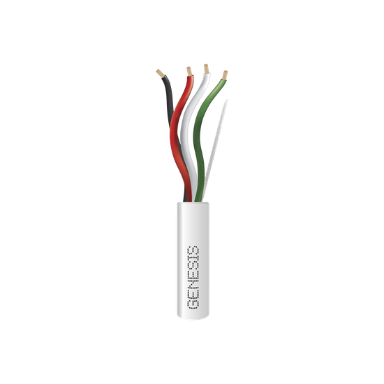 Bobina de 305 Metros (1000 Pies) / Cable de Cobre / 4 x 18 AWG / Riser