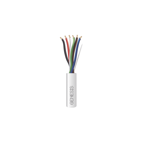 Carrete de 305 Metros (1000 Pies) / Cable de Cobre / 6 x 18 AWG / Plen