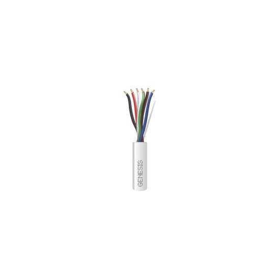 Carrete de 305 Metros (1000 Pies) / Cable de Cobre / 6 x 18 AWG / Plen