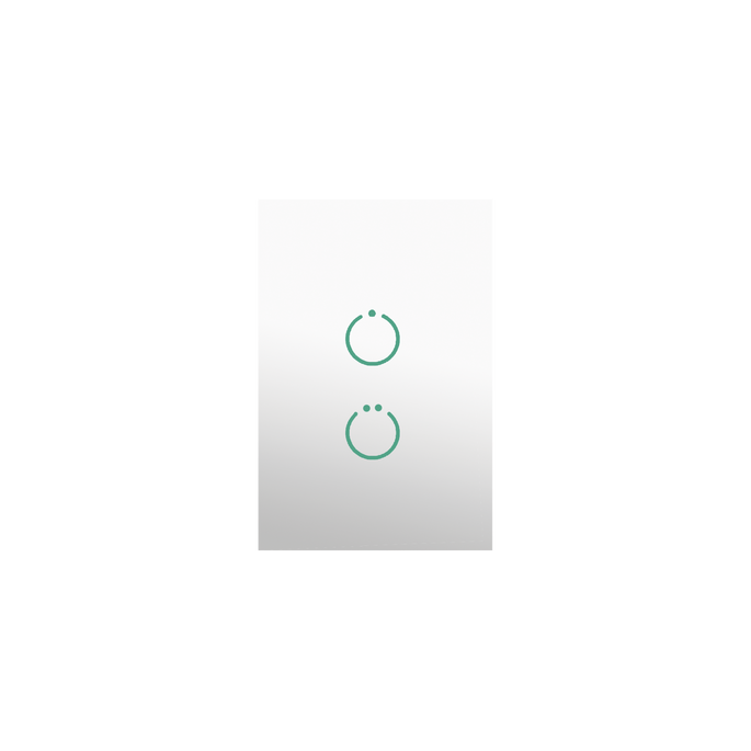(ZWAVE) Interruptor On/Off panel táctil touch inalámbrico Zwave Plus 2