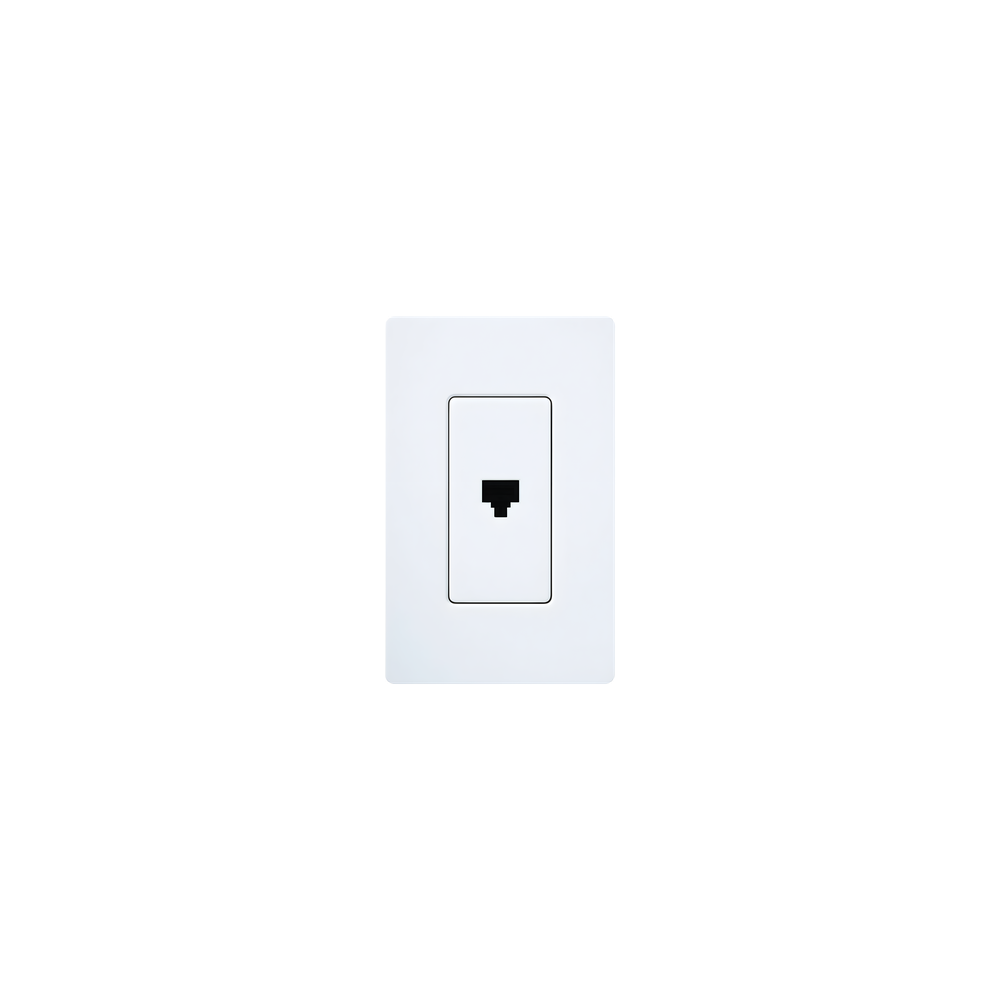 Jack Telefónico de Pared / RJ11 6 Conductores / Diseño a Ras / Compati