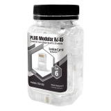 Bote con 100 Piezas de Plug Modular RJ45 Cat6 sin Blindaje, Chapado de