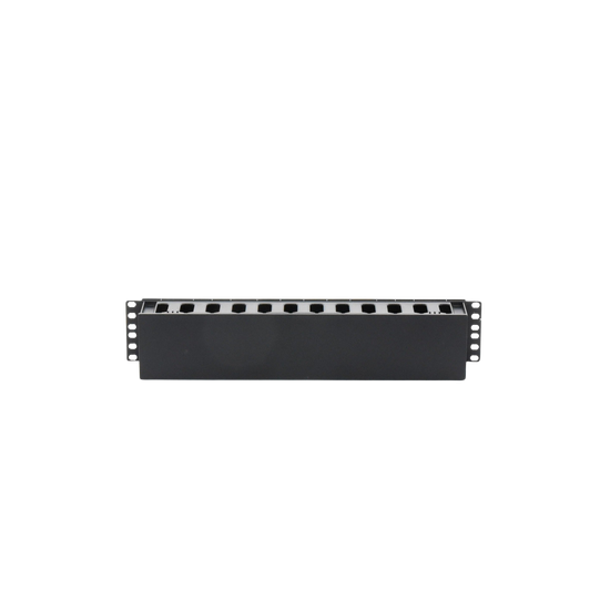 Organizador de Cables Horizontal de 2U para Rack de 19", Fabricado en