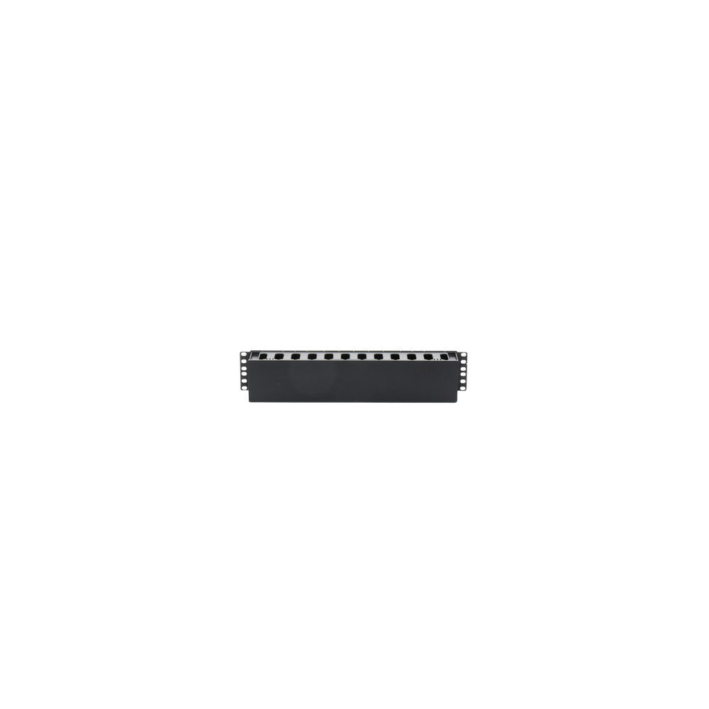 Organizador de Cables Horizontal de 2U para Rack de 19", Fabricado en