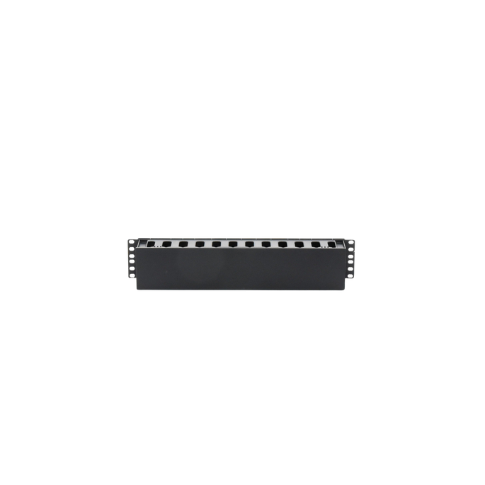 Organizador de Cables Horizontal de 2U para Rack de 19", Fabricado en