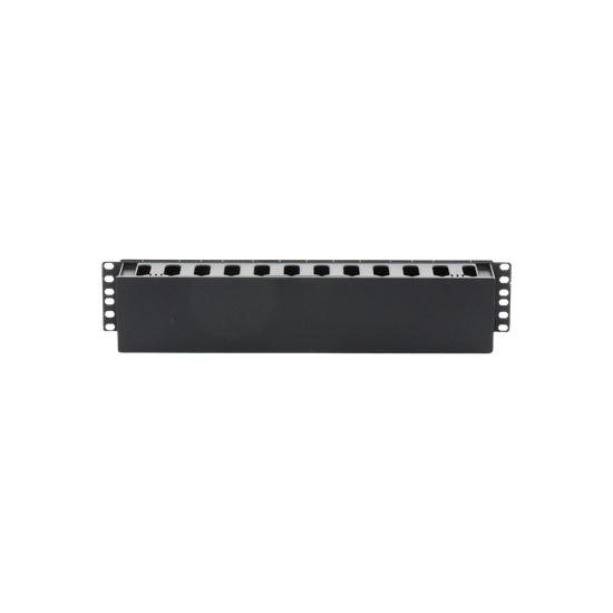 Organizador de Cables Horizontal de 2U para Rack de 19", Fabricado en