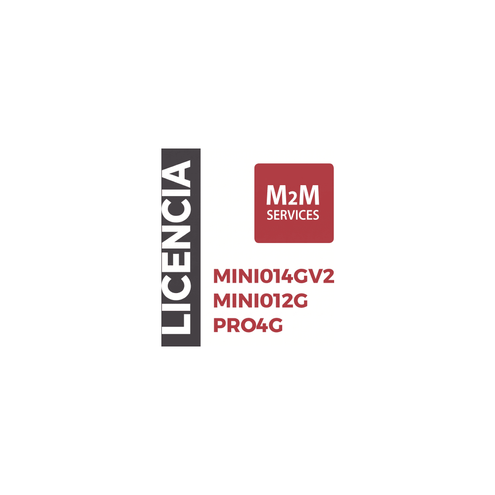 Licencia de Servicio M2M / 1 Año / Comunicación Ilimitada / Activación