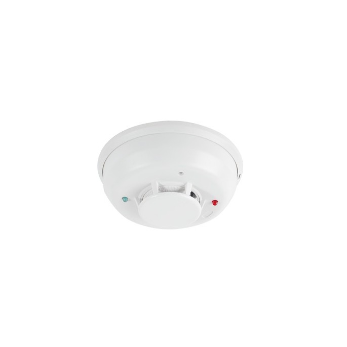 Detector Fotoeléctrico de Humo de 4 Hilos con Sensor de Temperatura y