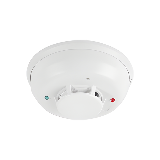 Detector Fotoeléctrico de Humo de 4 Hilos con Sensor de Temperatura y