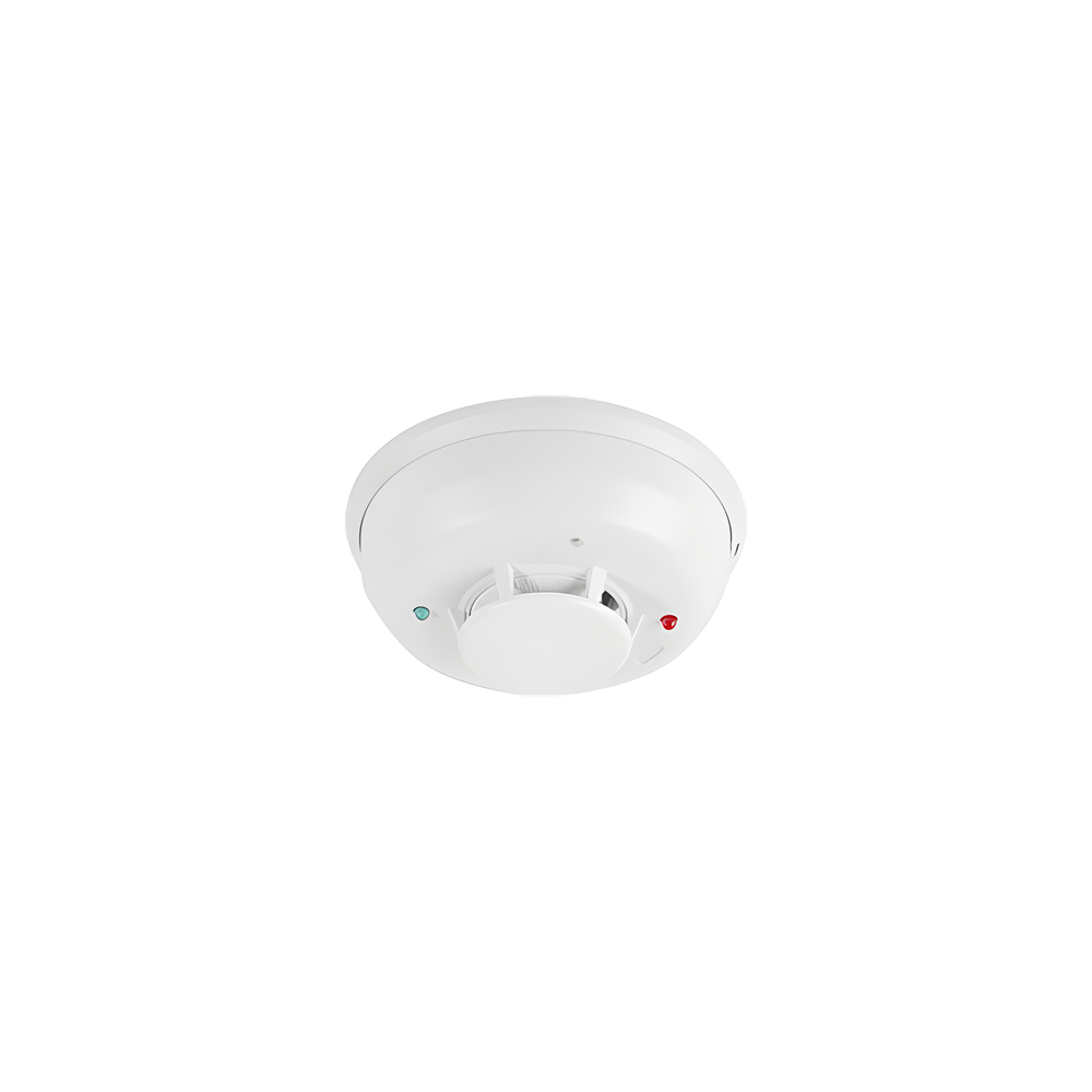 Detector Fotoeléctrico de Humo de 4 Hilos con Sensor de Temperatura y