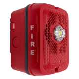 Bocina con Estroboscópica para Exterior / NEMA 4X / IP56 / 86 dB / 25/
