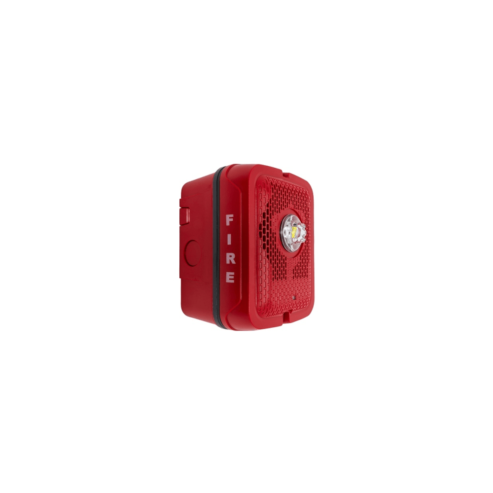 Bocina con Estroboscópica para Exterior / NEMA 4X / IP56 / 86 dB / 25/