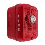 Bocina con Estroboscópica para Exterior / NEMA 4X / IP56 / 86 dB / 25/