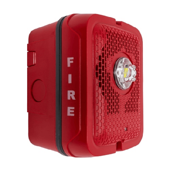 Bocina con Estroboscópica para Exterior / NEMA 4X / IP56 / 86 dB / 25/