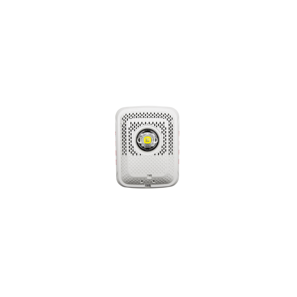 Bocina con Estroboscópica para Exterior / NEMA 4X / IP56 / 86 dB / 25/