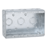 Caja Multigang de 3 Gangs / Profundidad de 2-1/2" / 16 Entradas de 1/2