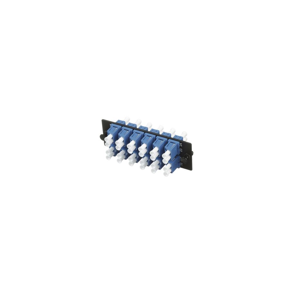 Placa Acopladora de Fibra Optica FAP, Con 12 Conectores LC Duplex (24