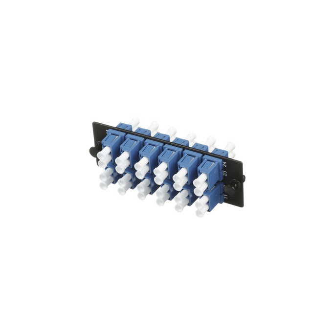 Placa Acopladora de Fibra Optica FAP, Con 12 Conectores LC Duplex (24
