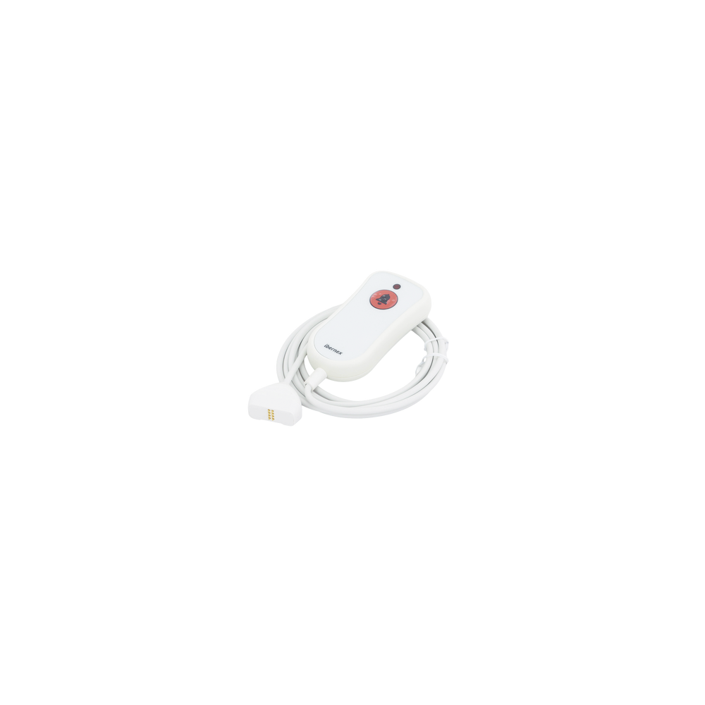 Pulsador de Cama Blanco Antibacteriano / Botón Rojo de Alarma 20mm / C
