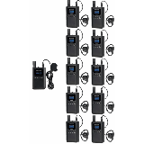 Kit para guía turístico de 1 transmisor y 10 receptores