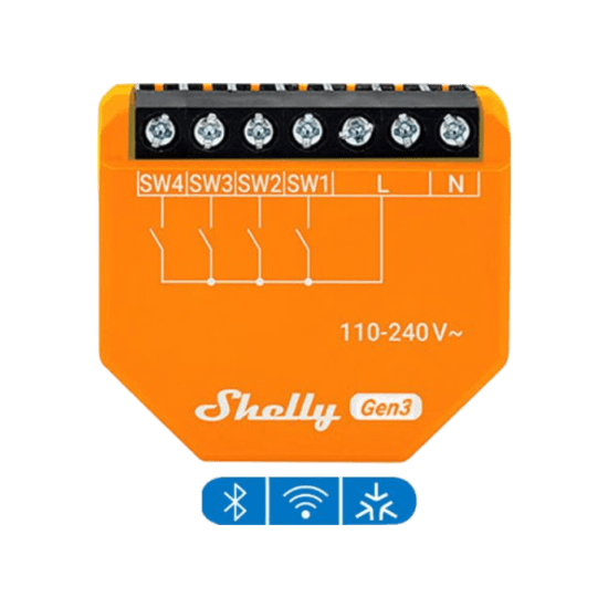 Controlador de Cuatro Entradas Digitales / WIFI/ Residencial / Nube P2