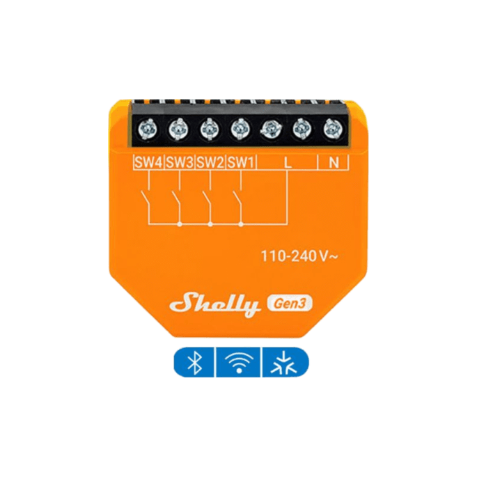 Controlador de Cuatro Entradas Digitales / WIFI/ Residencial / Nube P2