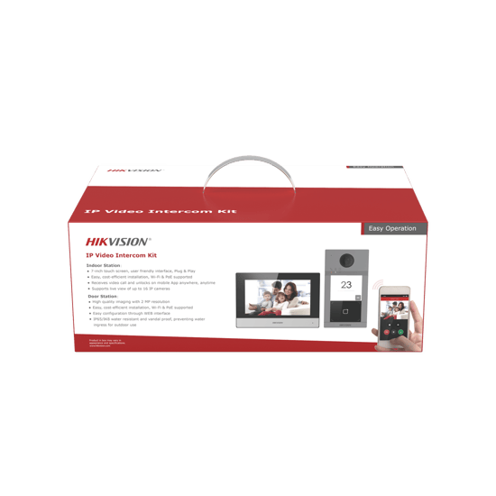Kit de Videoportero IP PoE Estandar con llamada a App de Smartphone (H