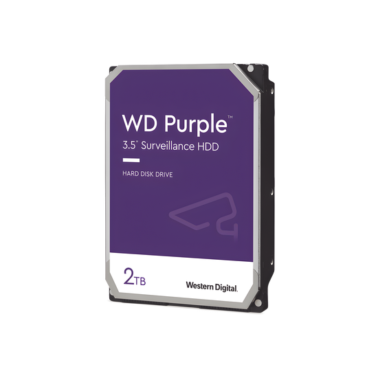 Disco Duro PURPLE de 2TB / 3 AÑOS DE GARANTÍA / Para Videovigilancia