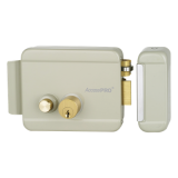 Cerradura Eléctrica con Botón de Salida / Doble Cerrojo / Exterior Der