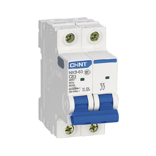 Pastilla para Riel Din, 2 Polo, 63 Amp, Vca:110/415v, 6kA, Catálogo: N