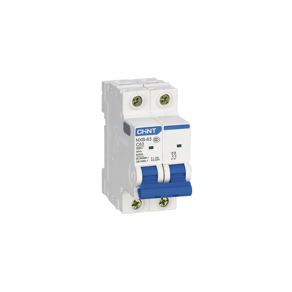 Pastilla para Riel Din, 2 Polo, 63 Amp, Vca:110/415v, 6kA, Catálogo: N