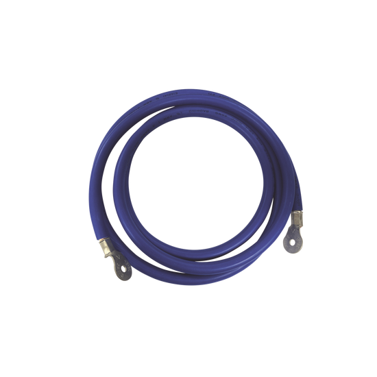 Cable para Baterías, 2.2 m Azul Calibre 2 AWG con Terminales de Ojo en